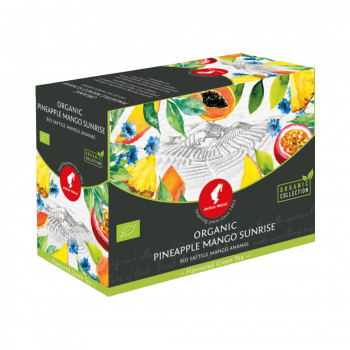 Julius Meinl Tee BIO Ananas-Mango Big Bag (1 Beutel für ca. 1 lt. Wasser), Grüner Tee, 20 Teebeutel im Kuvert